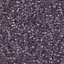 Miyuki delica beads 15/0 - Transparent mauve luster DBS-1224